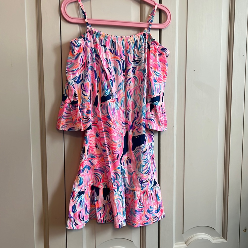 Adorable off the shoulder cotton Lilly Pulitzer Sundress